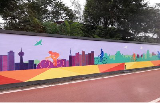 长沙墙体彩绘-围墙