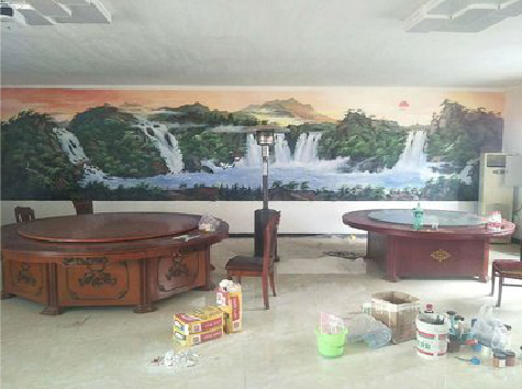 长沙墙绘-写实风景