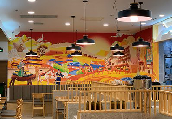 长沙商业空间彩绘介绍。