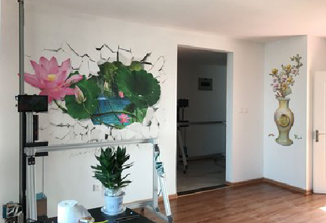 长沙墙体彩绘相比墙纸的优势。