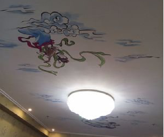 长沙如何快速绘制天花板上的手绘墙？