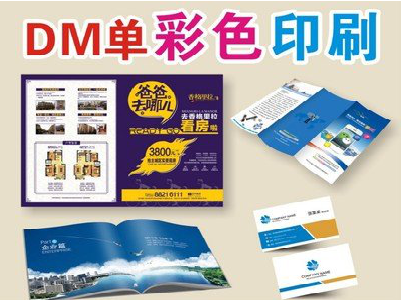 长沙单页印刷，色彩搭配简单。