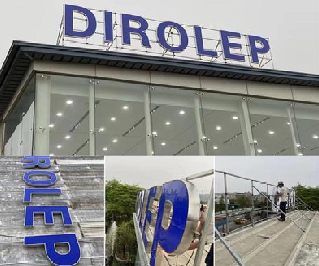 长沙楼顶发光字安装的注意事项。